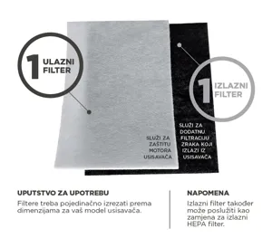 Set univerzalnih filtera za usisavače