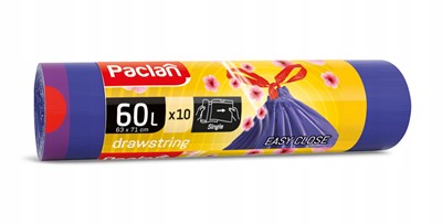 Mirisne vreće za smeće Paclan 60L / 10 kom sa vezicom