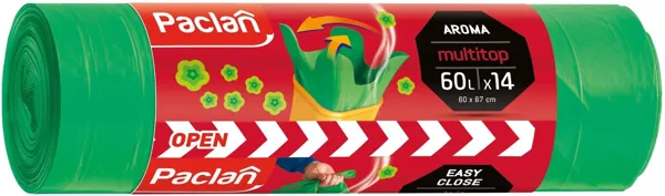 Mirisne vreće za smeće Paclan Multitop 60L / 14 kom