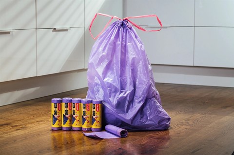 Mirisne vreće za smeće Paclan 60L / 10 kom sa vezicom