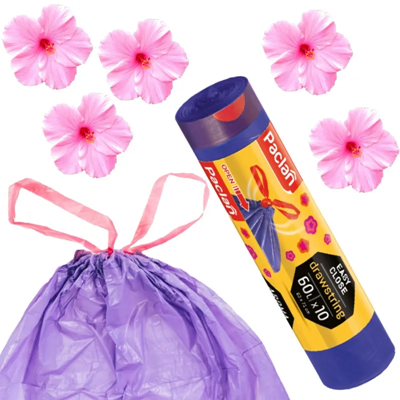 Mirisne vreće za smeće Paclan 60L / 10 kom sa vezicom