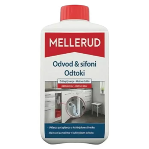 Mellerud Odvod & sifoni Odčepljivanje 1,0 l Aktivni klor