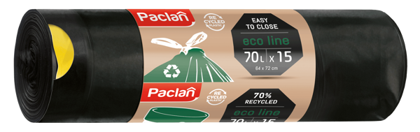 Vreće za smeće Paclan Eco Line 70 l 15/1 s vezicom