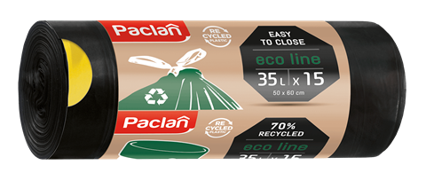 Vreće za smeće Paclan Eco Line 35 l 15/1 s vezicom