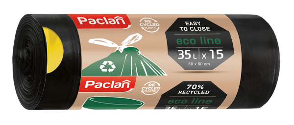 Vreće za smeće Paclan Eco Line 35 l 15/1 s vezicom