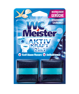 Kocke za vodokotlić WC Meister Aktiv kraft Ocean 2 x 50g