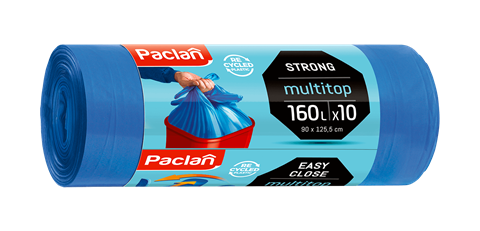 Vreće za smeće Paclan Multitop Strong 160L / 10 kom