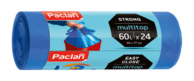 Vreće za smeće Paclan Multitop Strong 60L / 24 kom