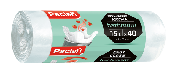 Vreće za smeće Paclan za kupaonicu mirsne 15l / 40 kom