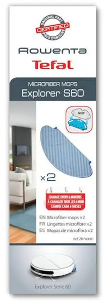 Set krpica od mikrofibre Rowenta ZR740001 / Explorer S60