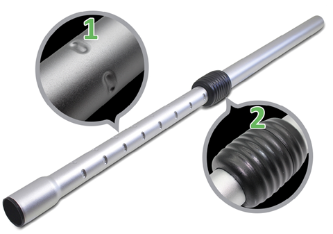 Teleskopska cijev za usisavač aluminijska ZU-393 Ø35MM
