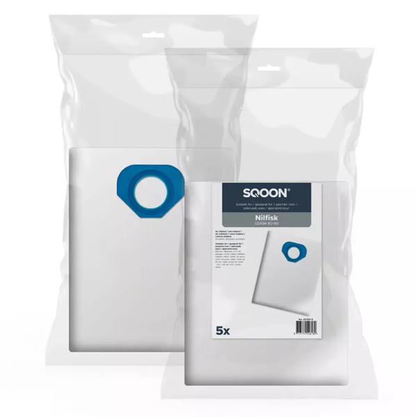 SQOON sintetičke vrećice za Nilfisk GM80, GM90 – 107418500, 81620000, 82095000 – 5 kom