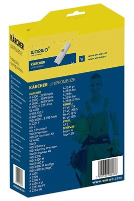 Univerzalne vrećice Worwo UNIPROMB02K 3/1