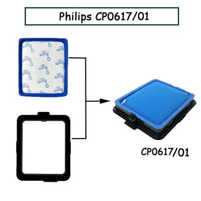 Plastični okvir/držač filtera za Philips FC8003, CP0617