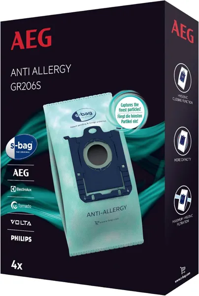 Vrećice za usisavače AEG GR206S, Philips FC8022/04, Electrolux E206S