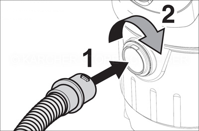 Fleksibilno usisno crijevo Kärcher 6.906-321.0 (NT, DN 40, duljina 4 m, spojnica 1.0, bajonet 1.0)