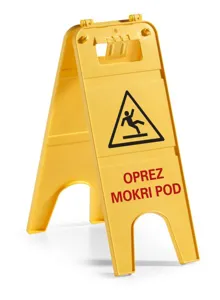 Znak upozorenja "Oprez klizav pod"