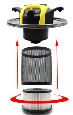 hepa filter za usisavače pepela Parkside PAS1200 F5, PASP 18 A1...