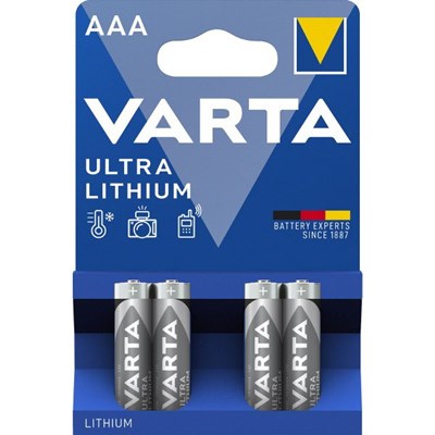 Baterije Varta AAA Ultra Lithium Blister, 4 kom