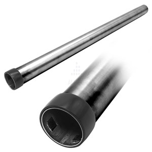 Kromirana metalna usisna cijev S0422 Ø35mm, plastični prsten