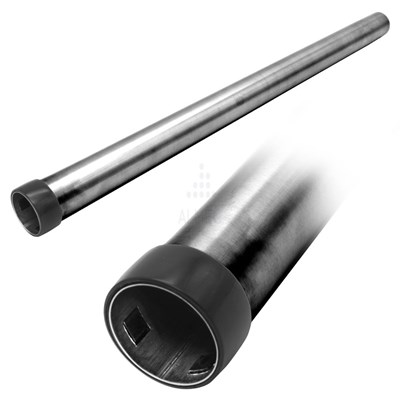 Kromirana metalna usisna cijev S0422 Ø35mm, plastični prsten