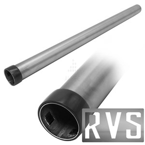 RVS metalna usisna cijev S0419, plastični prsten, Ø35 mm