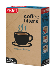 Filter za aparate za kavu Paclan Univerzalni, 100 kom