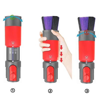 Četka za prašinu s mekanim vlaknima kompatibilna s Dyson 972157-01
