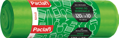 Vreće za razvrstavanje otpada - Staklo / 70x110 cm / 120l, 10 kom