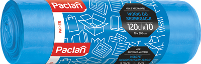 Vreće za razvrstavanje otpada - Papir / 70x110 cm / 120l, 10 kom