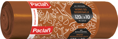 Vreće za razvrstavanje otpada Organski otpad / 70x110 cm / 120l, 10 kom