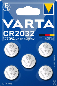 Baterija Varta CR2032 Lithium 3V, 5 kom