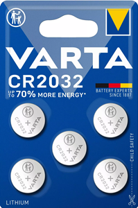 Baterija Varta CR2032 Lithium 3V, 5 kom