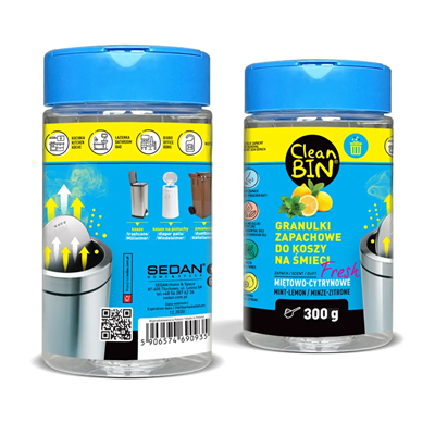 Mirisne granule za kante za smeće Cleanbin, 300g