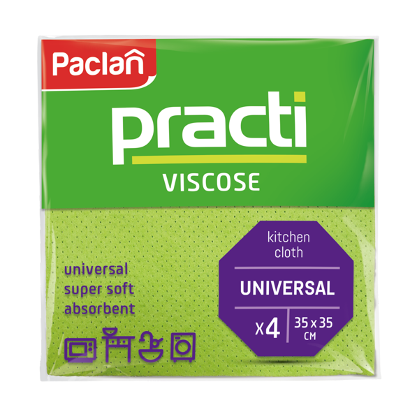 Univerzalne krpe za čišćenje Paclan Practi Viscose, 4 kom