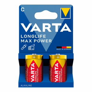 VARTA Longlife Max Power alkalne baterije Tip C / LR14 , 2 kom