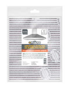 Univerzalni filter za kuhinjske nape IZ-FT1 Antigrease