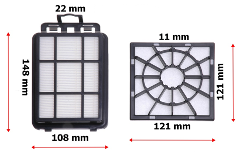 Set filtera Electrolux EF155 / AEG AEF155