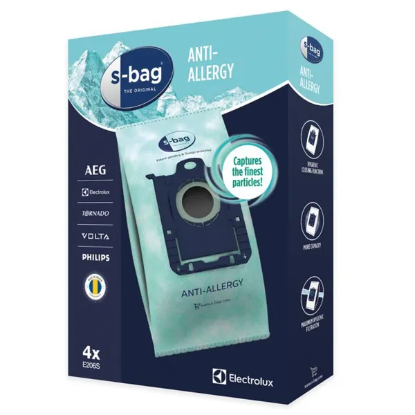 Vrećice za usisavač AEG GR206S, Philips FC8022/04, Electrolux E206S