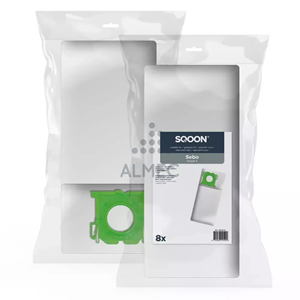 Vrećice kompatibilne sa SEBO 6629ER / Airbelt K1 / Airbelt K3, 8 kom