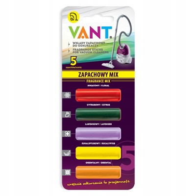 VANT Mirisni štapići za usisavače Mix 1, 5/1