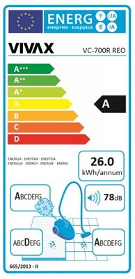 Usisavač Vivax VC-700R REO