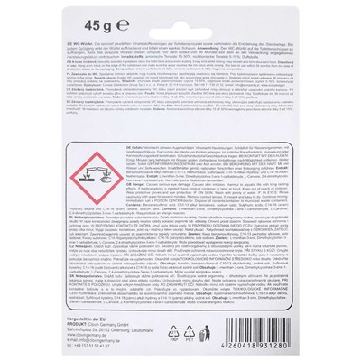 Osvježivač za WC školjku WC Meister Menta 45g