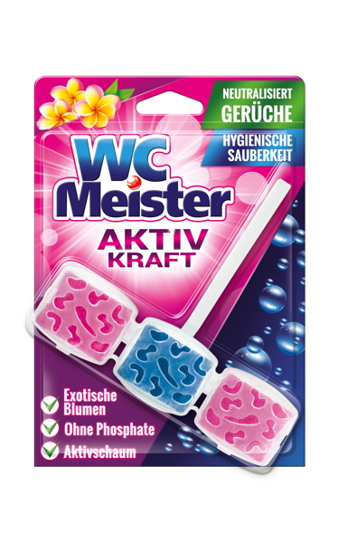 Osvježivač za WC školjku WC Meister Exotic Flower 45g