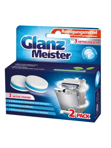 Glanz Meister tablete za čišćenje perilice posuđa, 2kom