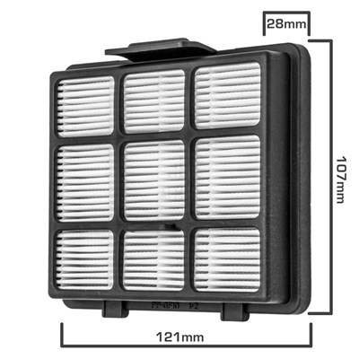 Hepa filter za Gorenje VCEC21PWBK / VCEE21PRBK Polka