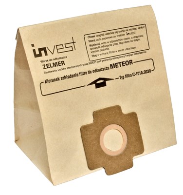 Papirnate vrećice kompatibilne s Zelmer Meteor, Admiral 1010, 1020, 1030