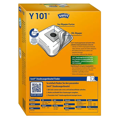 Vrećice za usisavače Swirl Y101 / Y201