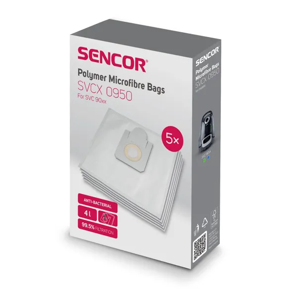 Vrećice za usisavače Sencor SVCX 0950, SVC 9000BK, SVC 9050BL