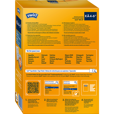 Vrećice za usisavače Swirl KÄ 4-6 / UNI30